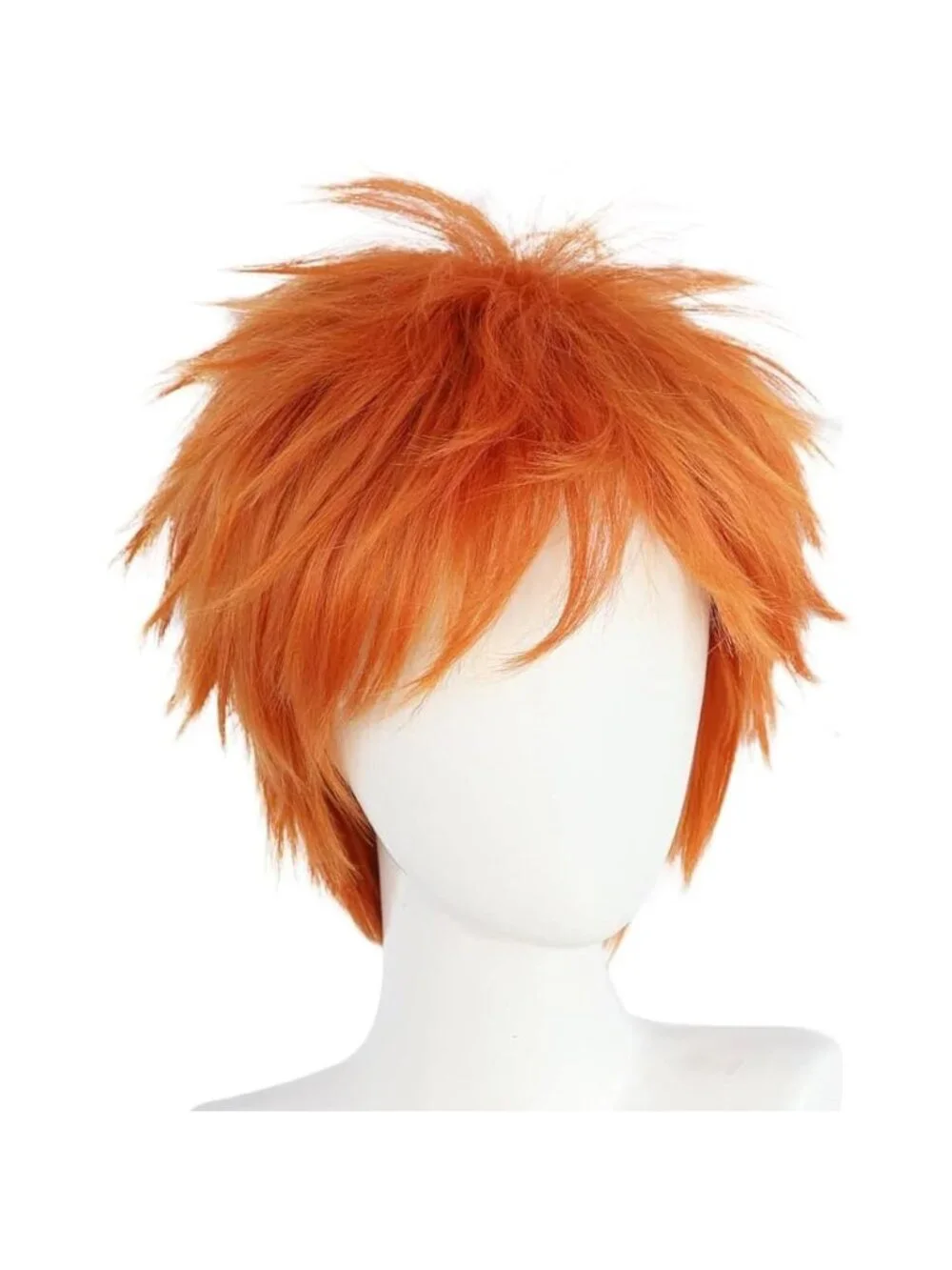 Men's Ginger Synthetic Fiber Short Blonde Golden Cosplay Modern Wigs